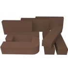 Płytka / Cegła szamotowa brązowa 