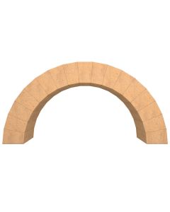 Klin - Cegła Szamotowa 17 sztuk do budowy łuków w piecach chlebowych