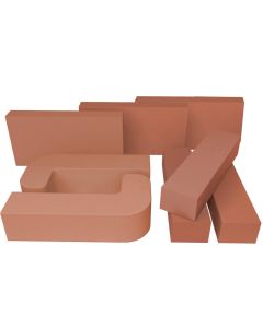 Czerwona cegła szamotowa