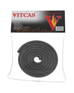 Sznur uszczelniający do pieca - Czarny 2 m