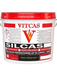 Silcas M - Biała zaprawa ogniotrwała 1430°C - 25kg