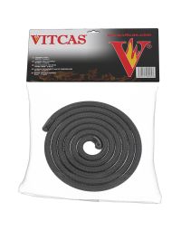 Sznur uszczelniający do pieca - Czarny 2 m